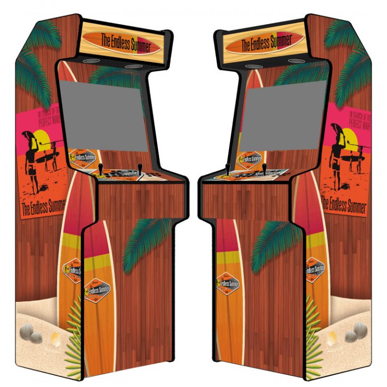 vinilo retro máquina arcade