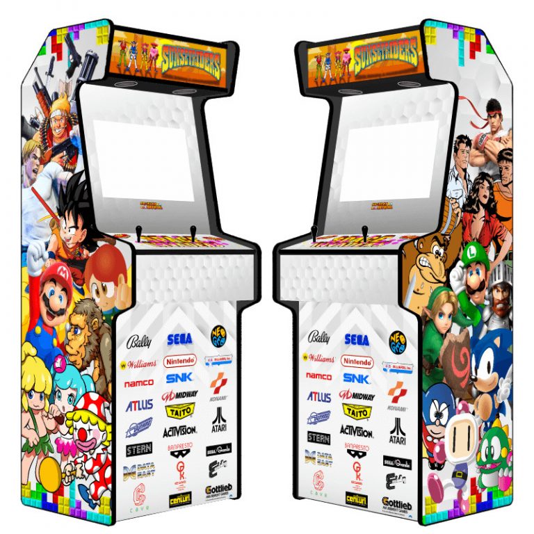 vinilo retro máquina arcade