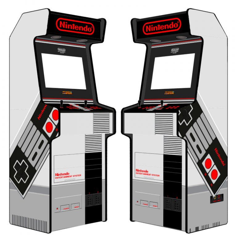 vinilo retro máquina arcade