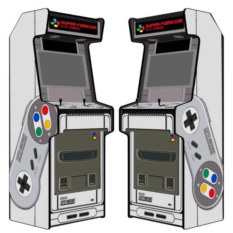 vinilo retro máquina arcade