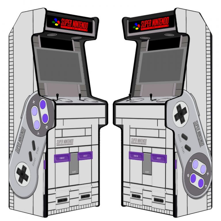 vinilo retro máquina arcade