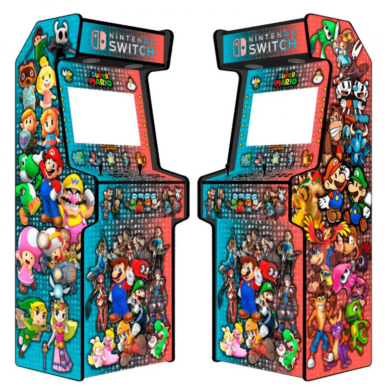 vinilo retro máquina arcade