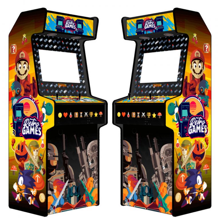 vinilos para máquina arcade