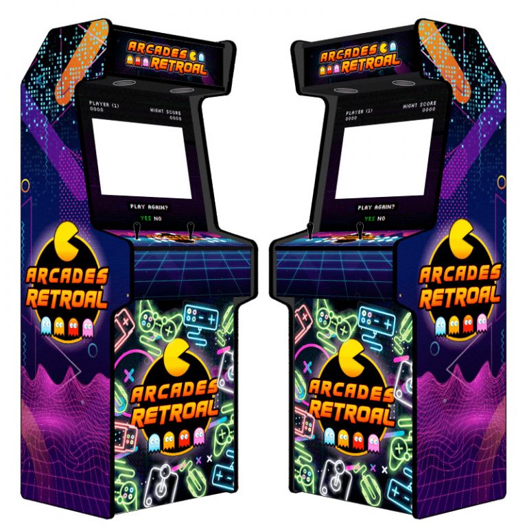 vinilos para máquina arcade