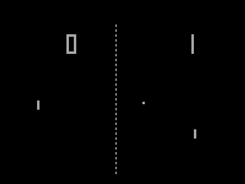 Juego Pong de Atari, lanzado en 1971